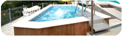 small outdoor jacuzzi pool