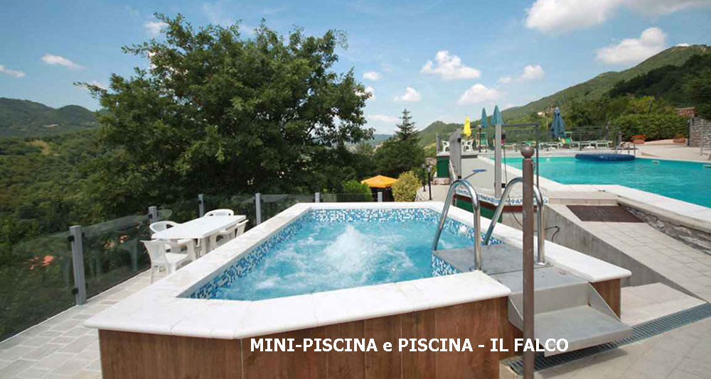 SPA mini-piscina idromassaggio riscaldata